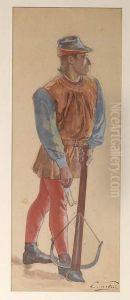 Armbrustschutze. by Edouard Castres