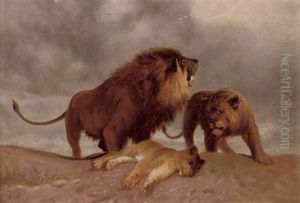 King of the pride by Rosa Bonheur
