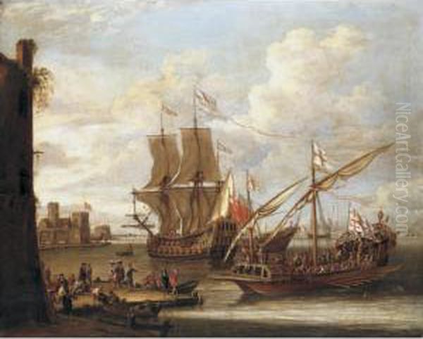 A Galley Returning To Port - view 1