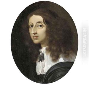 Portrait of Queen Christina of Sweden(1626-1689), bust-length