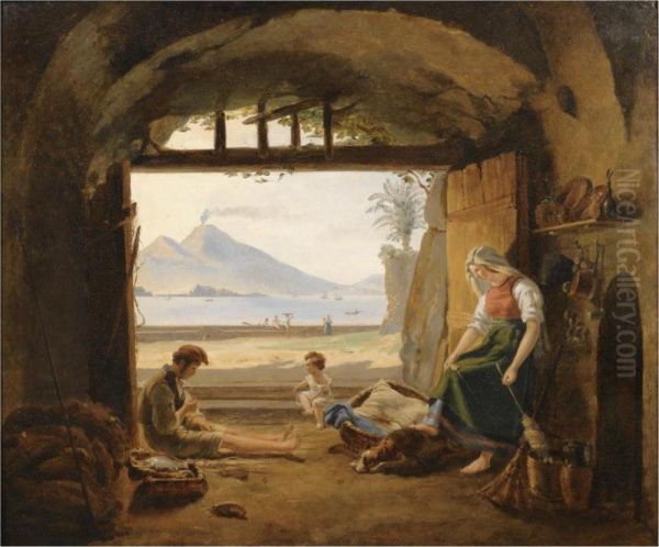 Fischer In Mergellina, Neapel (neapolitan Fishermen In Mergellina - view 1
