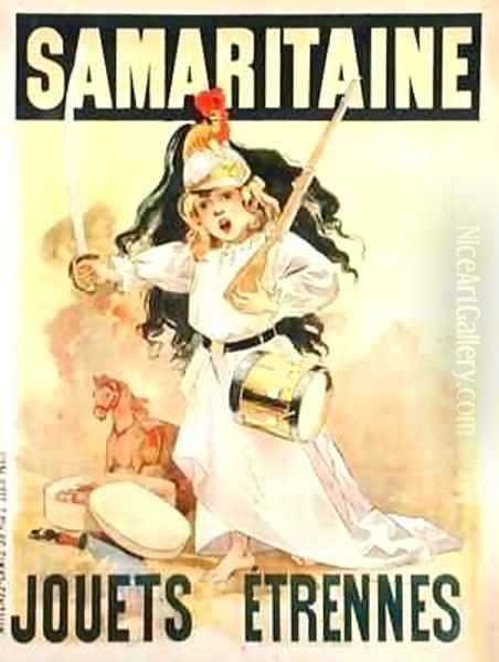 Poster advertising toys for sale at 'La Samaritaine' - view 1