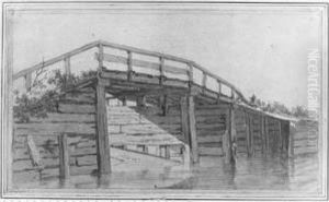 A Wooden Bridge by Jacob Cats