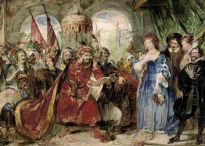Scene From The Merchant Of Venice