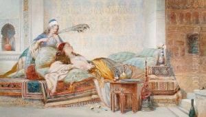 An Eastern Lady In Repose