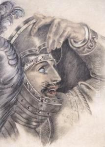 A Knight Raising His Visor