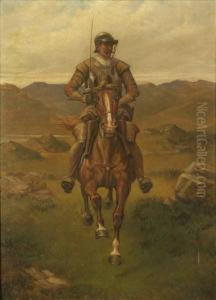 A Cavalier Fleeing - view 1
