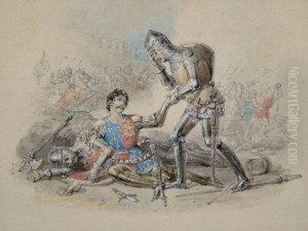 Medieval Battle Scene - view 1