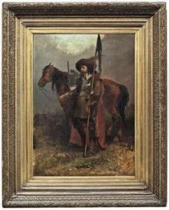 A Cavalierwith His Horse
