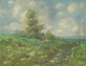 Campagna Con Figure by Michele Catti