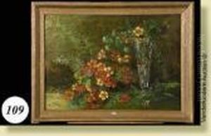 Nature Morte Aux Fleurs by Albert Caullet