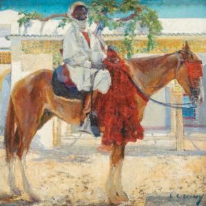 Cavalier Arabe by Leon Cauvy