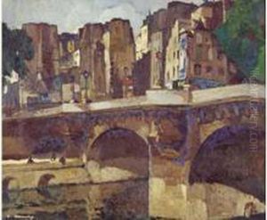 Le Pont Neuf by Leon Cauvy