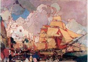 "voilier Dans Le Port D'alger".