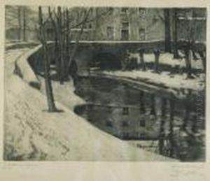 Ponte A Valganna Sotto La Neve