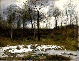 Last Snow at Weimar by Karl Buchholz