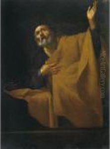 San Pietro Penitente by Bernardo Cavallino