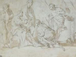 Tobias And His Father by Bernardo Cavallino