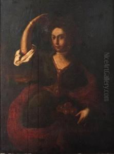 Personifications Of Spring And Summer by Bernardo Cavallino