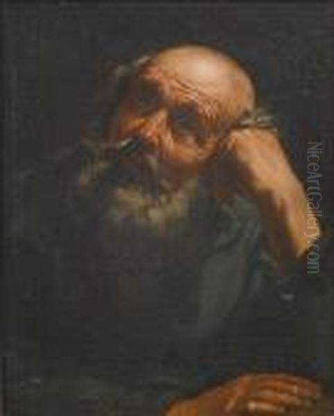 The Head Of An Elderly, Bearded Man - view 1