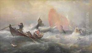 Whalers off Twofold Bay, New South Wales