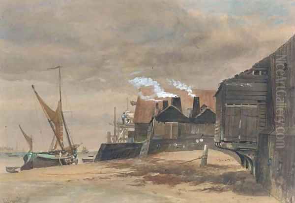 Harwich old harbour, low water - view 1
