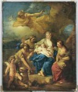Mercure Confie Bacchus Aux Nymphes De L'ile De Naxos