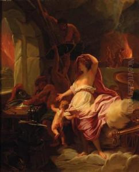Venus At The Forge Of Vulcan - view 1