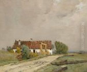 A Cottage By The Sea by Jean-Charles Cazin
