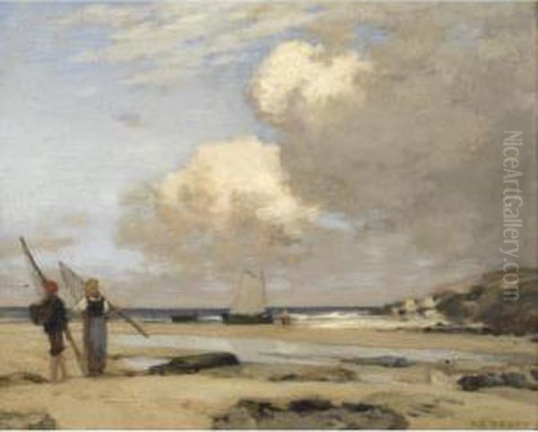 Awaiting The Boats - view 1