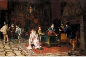 The Chess Game by Jean-Charles Cazin