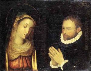 The Mater Dolorosa with a donor by School Of Bologna