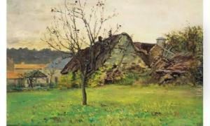 ferme Bretonne by Jean-Charles Cazin