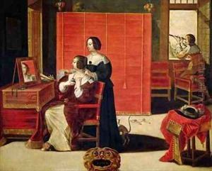The Five Senses - Sight by Abraham Bosse