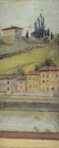 Impressione Sull'arno by Eugenio Cecconi