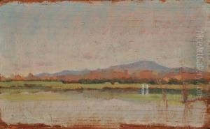 Paesaggio by Eugenio Cecconi