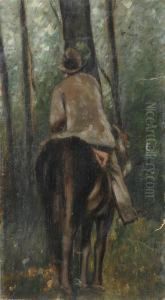 Cacciatore A Cavallo by Eugenio Cecconi