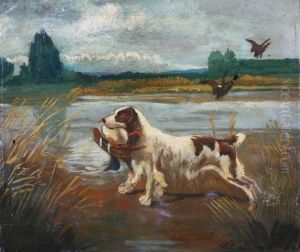 Cane Da Riporto by Eugenio Cecconi