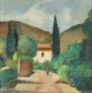Paesaggio by Eugenio Cecconi