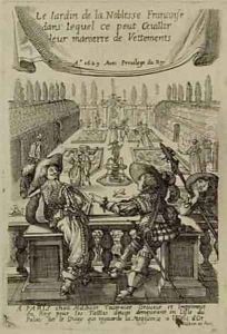 The garden of the French nobility by Abraham Bosse