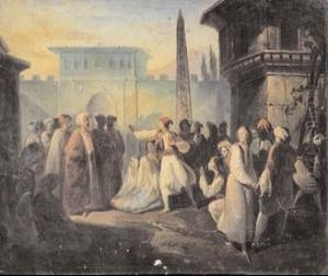 Scena Orientalista by Bernardo Celentano