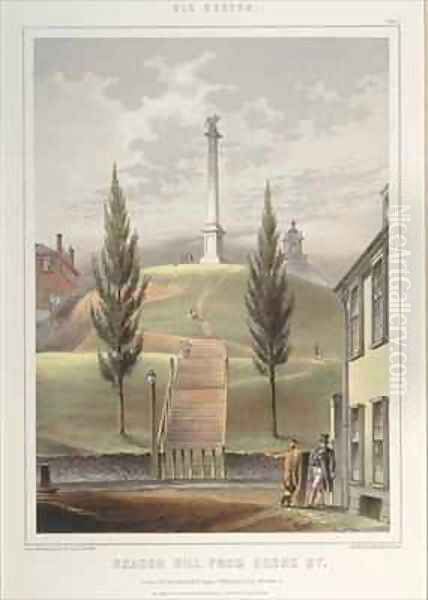 Beacon Hill from Derne Street, Boston - view 1