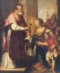 Milagro De San Felipe Neri by Andrea Celesti