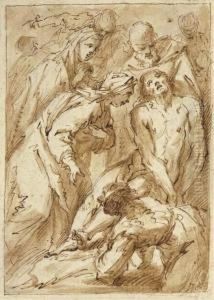 Compianto Sul Cristo Morto by Andrea Celesti