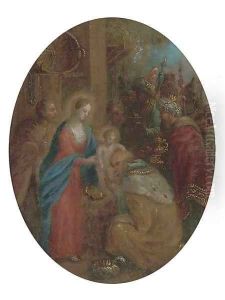 The Adoration of the Magi 2 by Jan Van Balen