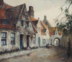 At The Beguinage by Julien Celos