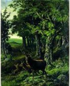 Le Cerf by Charles Ferdinand Ceramano