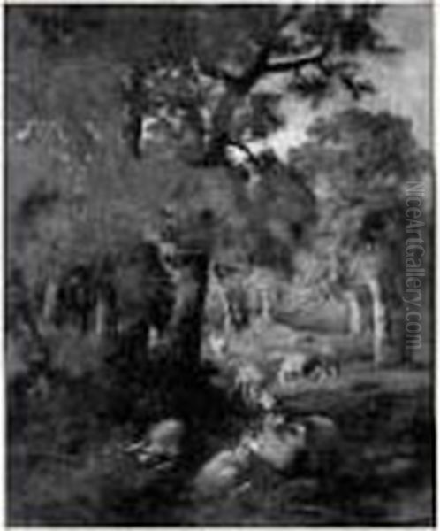 Moutons En Foret - view 1