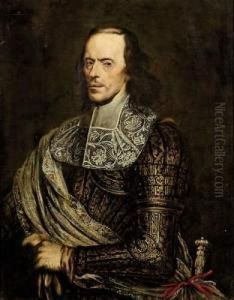 Portrait D'homme En Armure by Carlo Ceresa