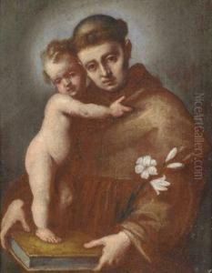 Der Hl. Antonius Von Padua Mit Dem Jesuskind